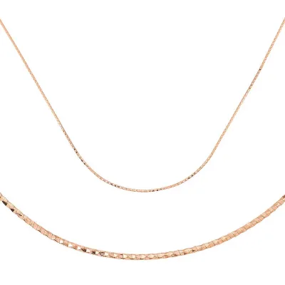 Gümüş Omega Choker Zincir