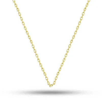 Gümüş Gold 0.30 Mikron 50 Cm Forse Kadın Zincir