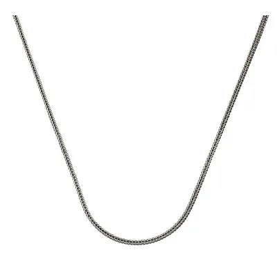 Gümüş 2 mm Tilki Kuyruğu 65 Cm Zincir