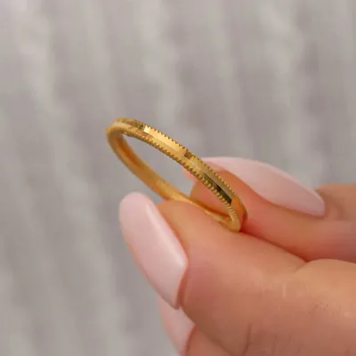 Gümüş Gold Ajda Kadın Yüzük