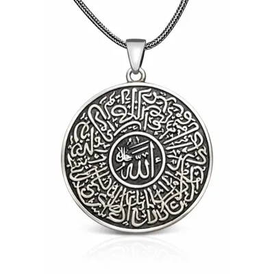 Gümüş Asr Suresi Erkek Kolye