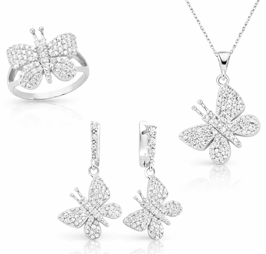 Gümüş Kelebek Bayan Set görsel 1